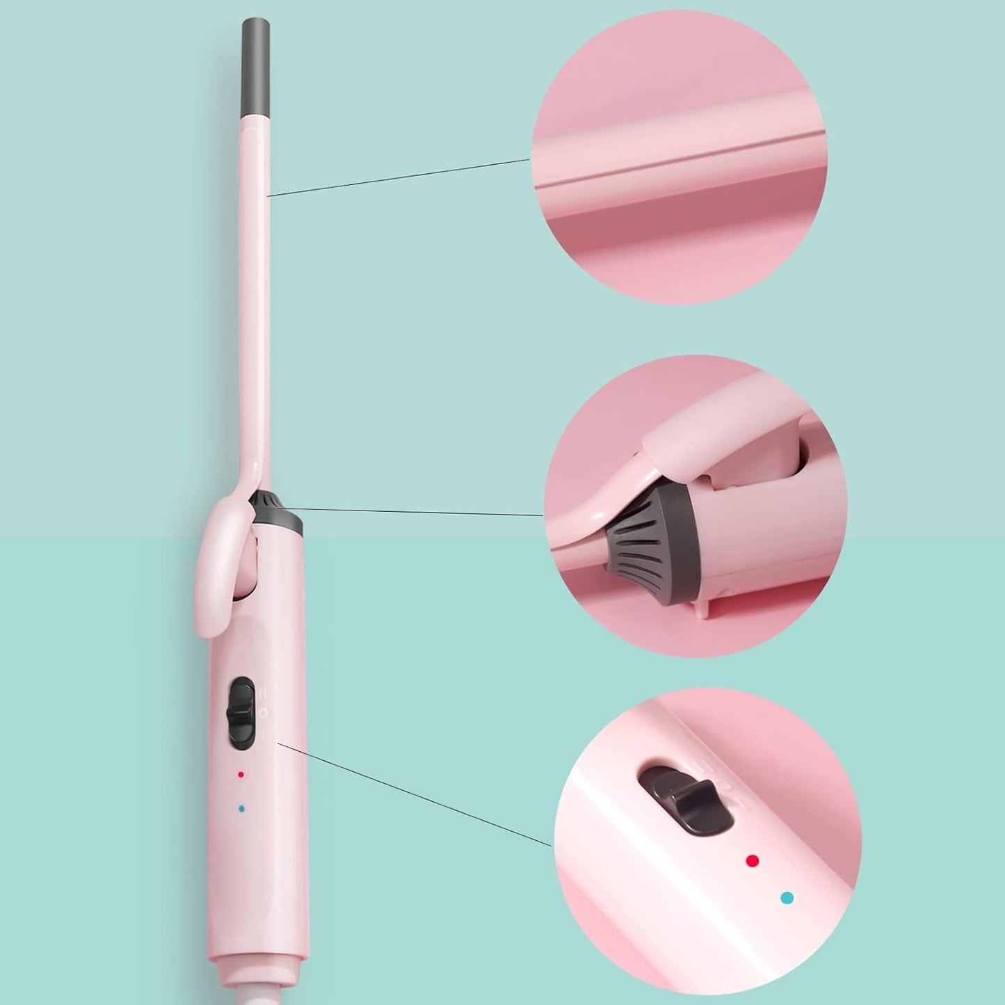 Pencil Iron Curling Rod